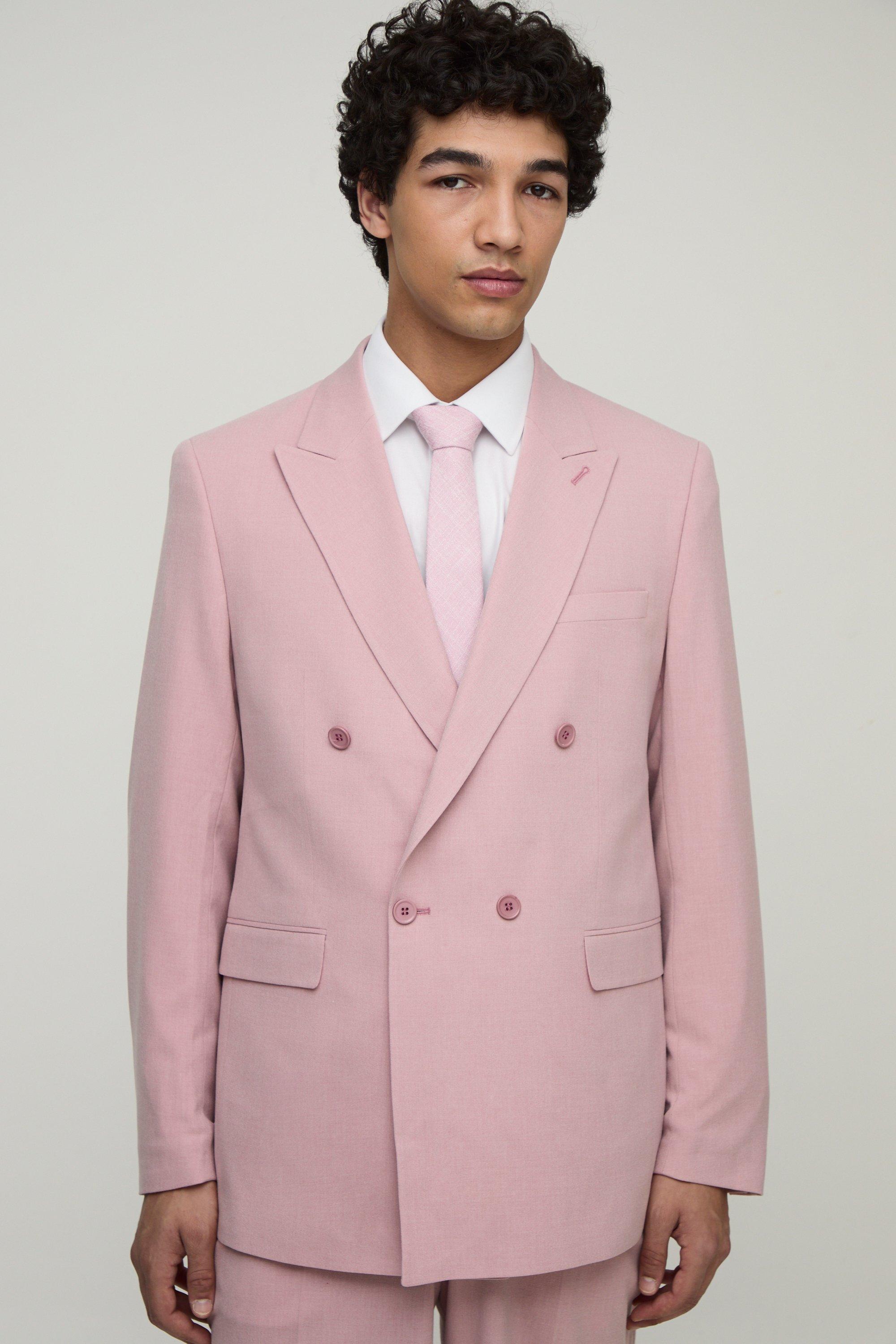 Oversized Double Breasted Suit Jacket